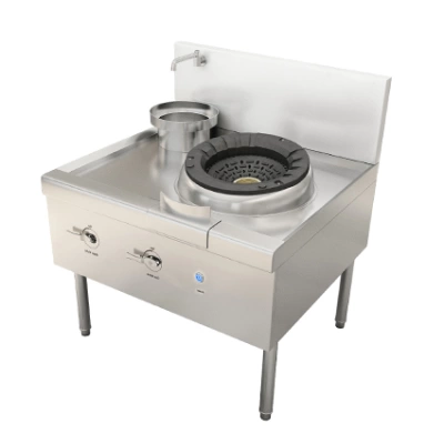 Bếp á 1 họng 1 vòi nước kèm bầu nước
