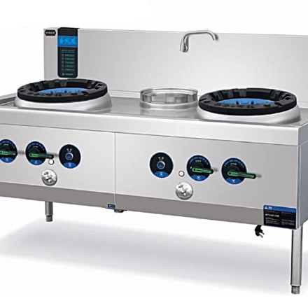 Bếp á 2 họng quạt thổi 1 bầu nước Meichu GZ-JFH2