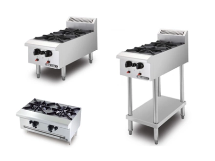 Bếp Âu 2 họng công nghiệp