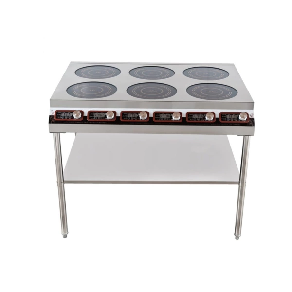 Bếp từ công nghiệp 6 vùng nấu