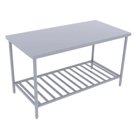 Bàn inox có 1 giá nan dưới