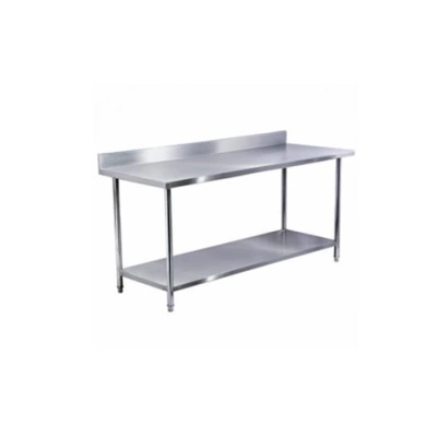 Bàn inox 1 - 2 tầng có thành chắn