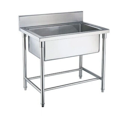 Chậu rửa đơn inox công nghiệp