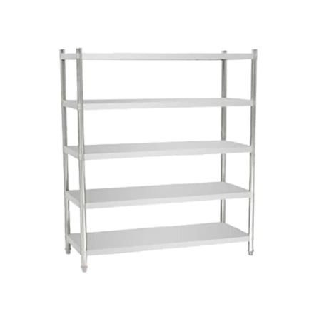 Giá kệ phẳng inox 5 tầng