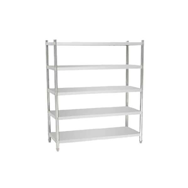 Giá kệ phẳng inox 5 tầng