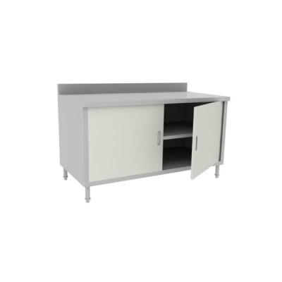 Quầy inox cửa mở