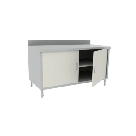 Quầy inox cửa mở
