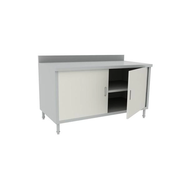 Quầy inox cửa mở