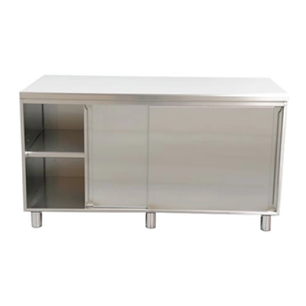 Quầy inox cửa trượt