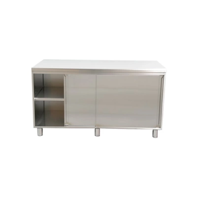 Quầy inox cửa trượt