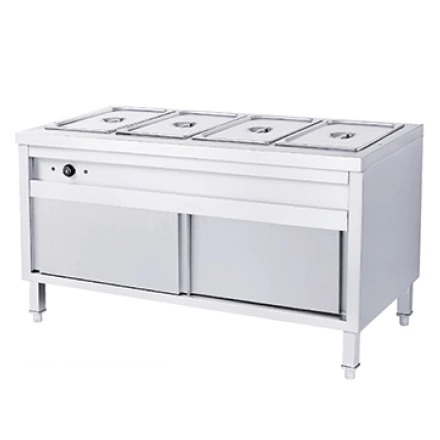 Quầy inox hâm nóng thức ăn