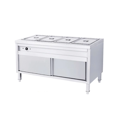 Quầy inox hâm nóng thức ăn