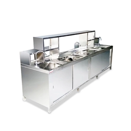 Quầy inox pha chế cà phê