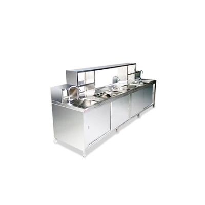 Quầy inox pha chế cà phê