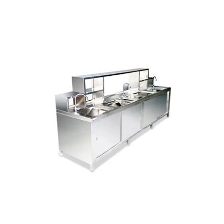 Quầy inox pha chế cà phê