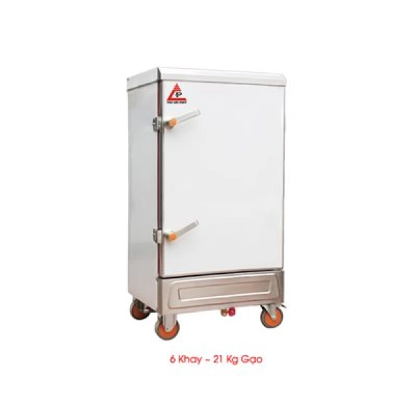 TỦ NẤU CƠM DÙNG GAS 6 KHAY
