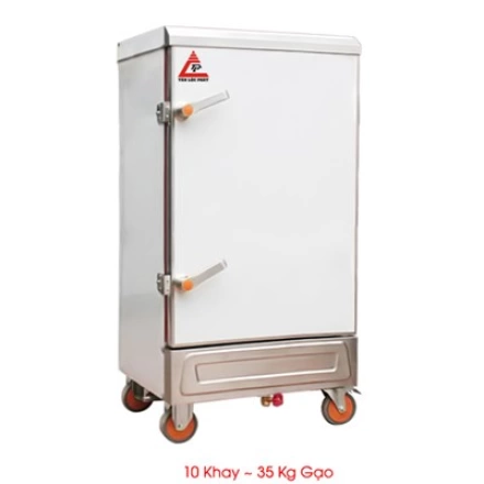 TỦ NẤU CƠM DÙNG GAS 10 KHAY