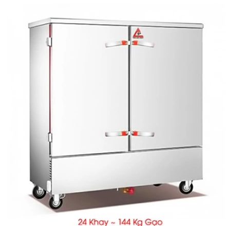 TỦ NẤU CƠM DÙNG GAS 24 KHAY