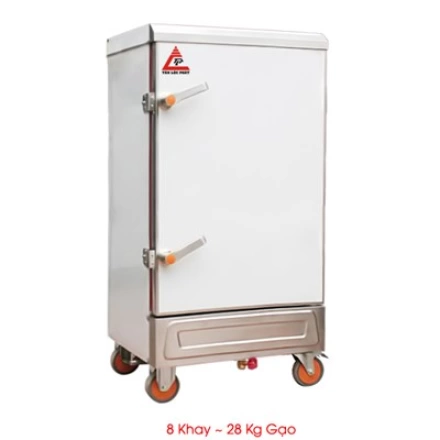 TỦ NẤU CƠM DÙNG GAS 8 KHAY