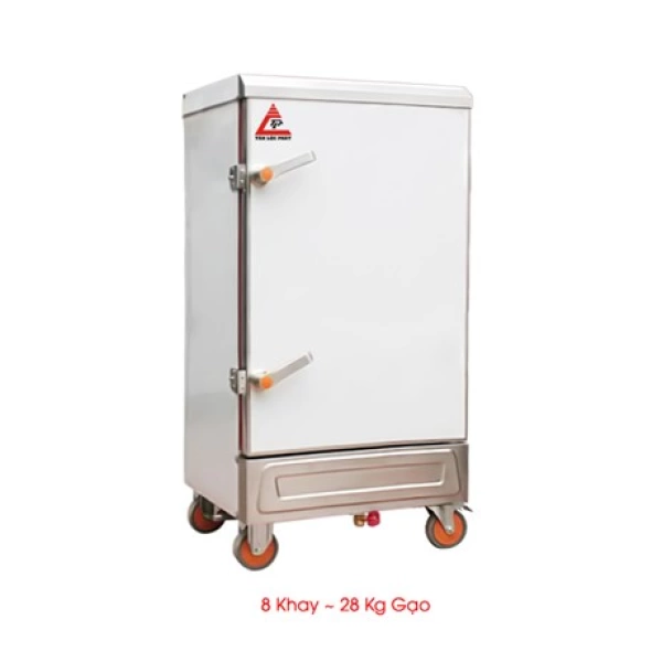 TỦ NẤU CƠM DÙNG GAS 8 KHAY