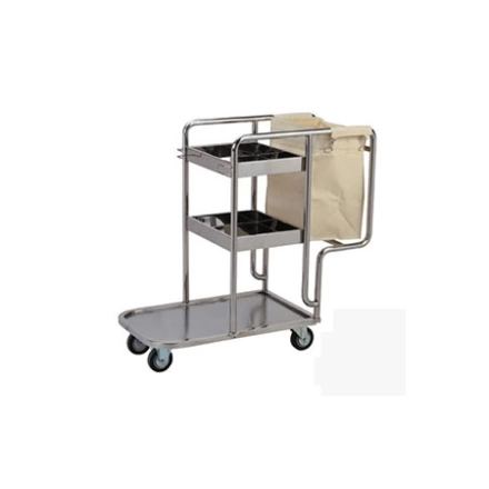 Xe đẩy dọn vệ sinh nhà hàng khách sạn
