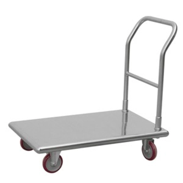 Xe đẩy hàng 1 tầng inox