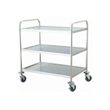 Xe đẩy hàng inox 3 tầng