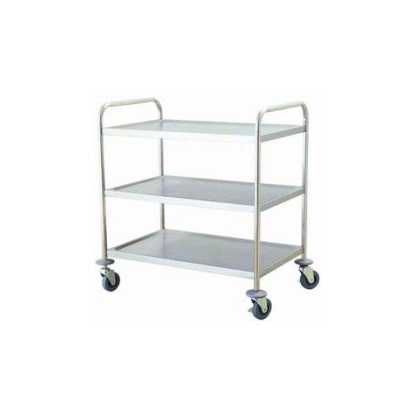 Xe đẩy hàng inox 3 tầng