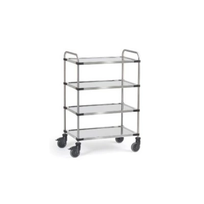 Xe đẩy hàng inox 4 tầng