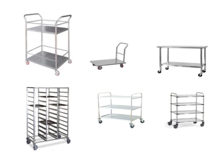 Xe đẩy hàng inox