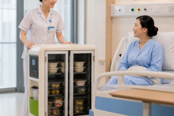 Xe Đẩy Giao Thức Ăn Nóng Lạnh