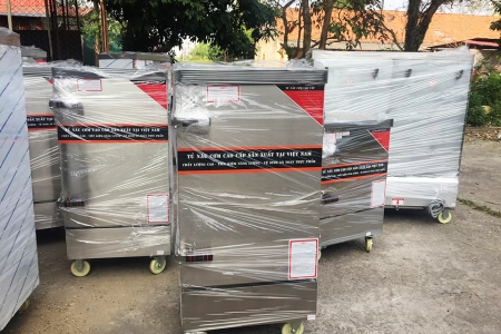Tham khảo mức giá tủ nấu cơm công nghiệp tại Hà Nội