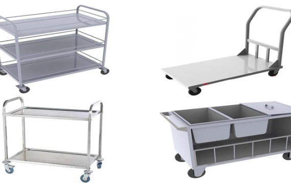 Tại sao nên chon mua xe đẩy hàng inox cho bếp công nghiệp?