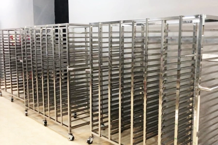 Xe đẩy khay cơm inox chất lượng và giá tốt nhất