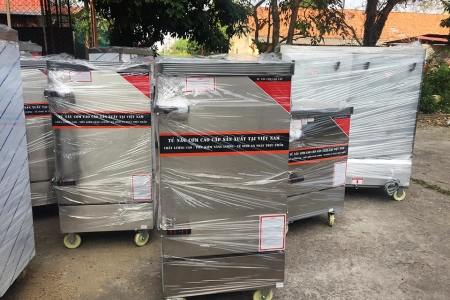 Đặc điểm và cấu tạo của tủ hấp cơm công nghiệp 
