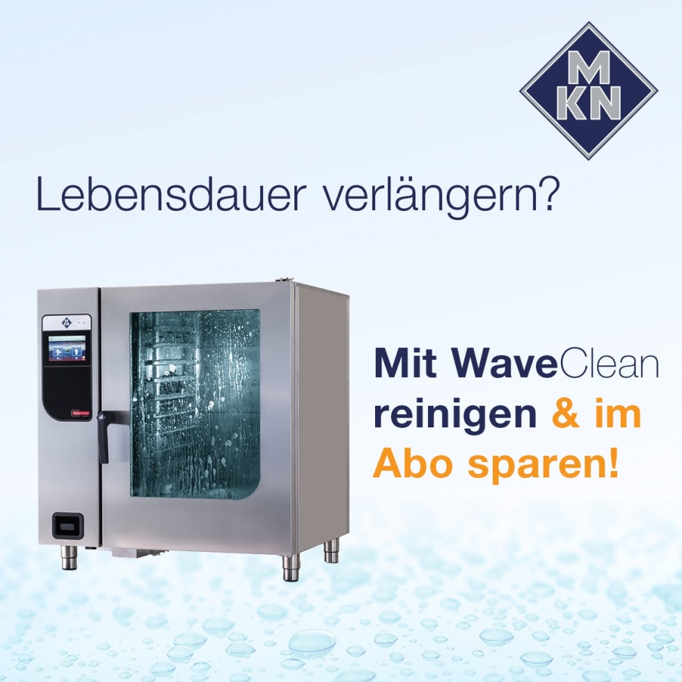 Hệ thống vệ sinh WaveClean trên lò MKN