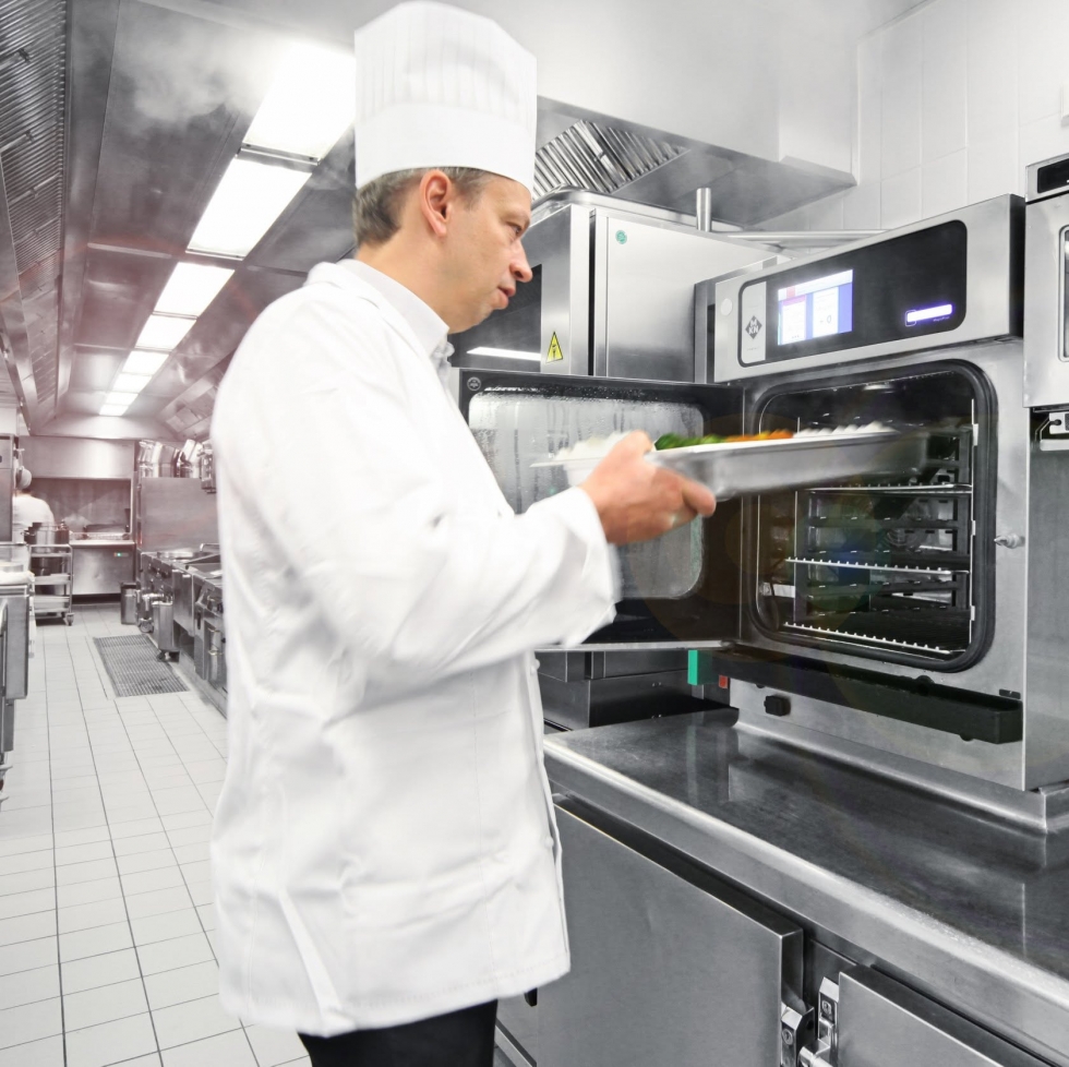 Lò hấp nướng MKN SpaceCombi thiết kế nhỏ gọn